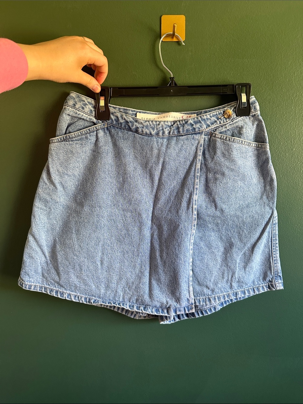 Gloria Vanderbilt Light Blue Denim Skort